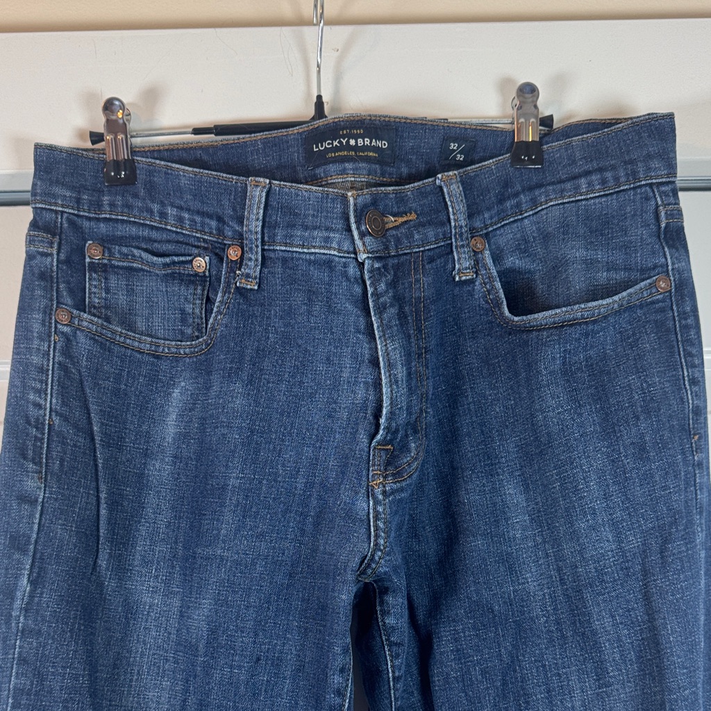 Mens Lucky Brand Indigo Denim Pants 32 X 32 Mens Lucky Brand Indigo Denim Pants 32 X 32
